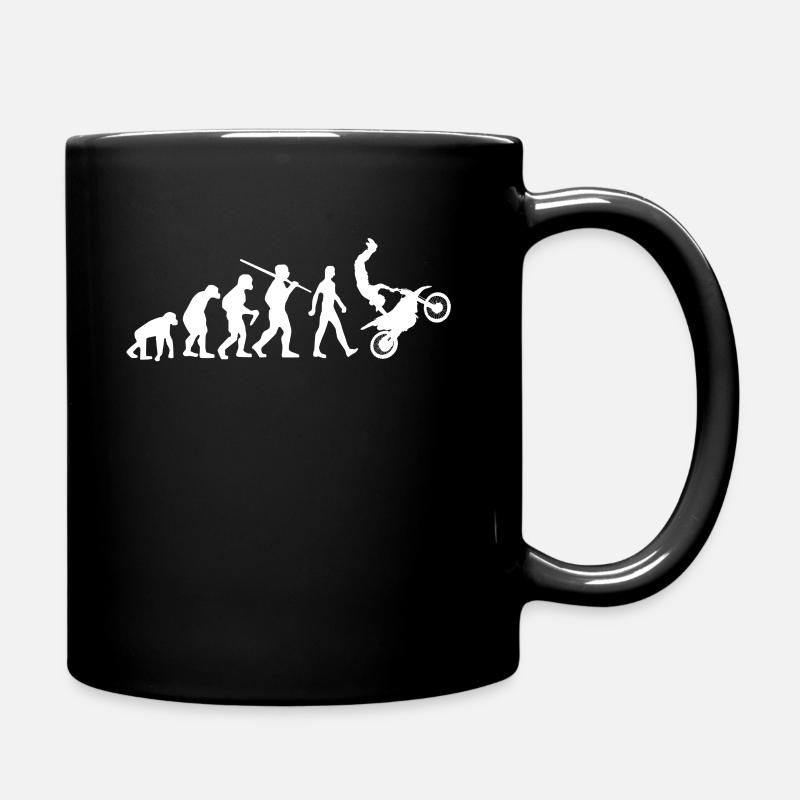 Motocross Evolution Biker - Tasse einfarbig - Schwarz