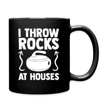 curling - Full Colour Mug - black - Right