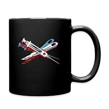 Chirurg - Tasse einfarbig - Schwarz - Rechts