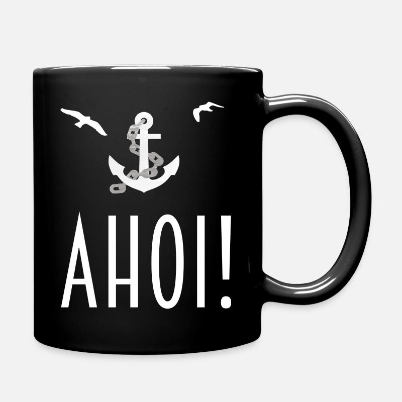 Ahoi! - Tasse einfarbig - Schwarz