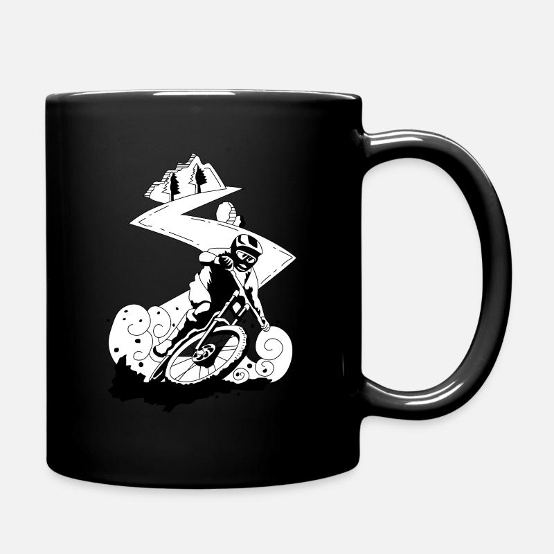 Downhill VTT VTT VTT DH Course Cyclisme - Mug uni - noir