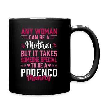 Podenco Mama cadeau de chien de chasse espagnol - Mug uni - noir - Droite
