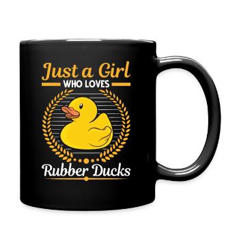 Gomme fille grinçante - Mug uni - noir - Droite