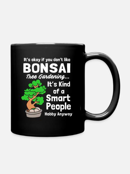 Bonsai Tree - Full Colour Mug - black