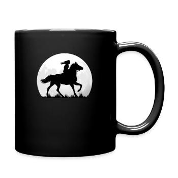Equestrian Horse Lover Rider Horse - Full Colour Mug - black - Right
