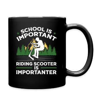 Cool Stunt Scooter Scooter Skater Gift - Full Colour Mug - black - Right