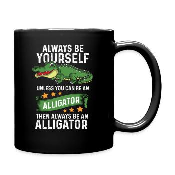 Alligator - Tasse einfarbig - Schwarz - Rechts