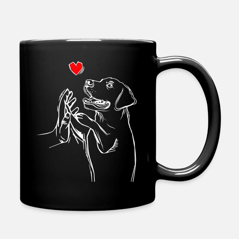 Labrador Retriever Liebe Labbi Hunde - Tasse einfarbig - Schwarz