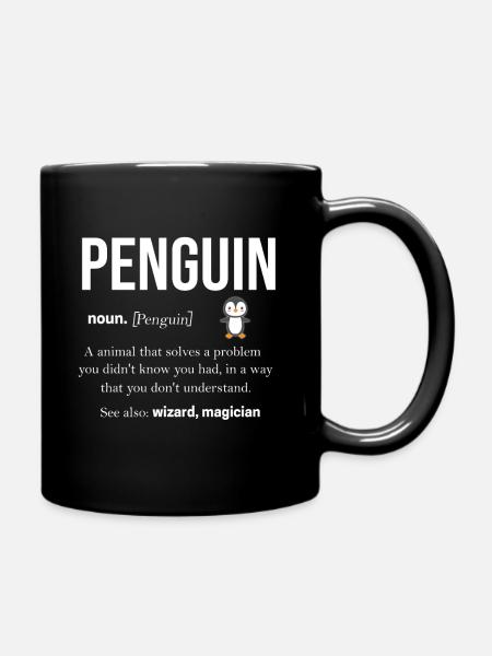 Pingouin - Mug uni - noir