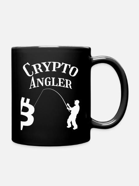Crypto Angler - Tasse einfarbig - Schwarz
