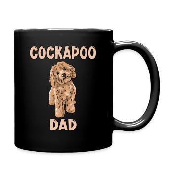 Papa Cockapoo - Mug uni - noir - Droite