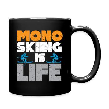 Monoski Idée cadeau Cadeau Monoski Monoski Monosk - Mug uni - noir - Droite