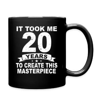 20 ans anniversaire anniversaire 20 anniversaire cadeau 20 ans - Mug uni - noir - Droite