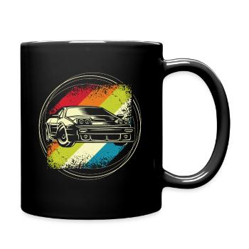 Rallye auto retro - Mug uni - noir - Droite