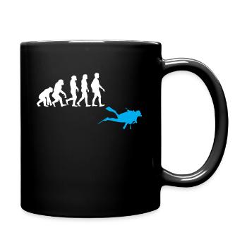 Plongée Évolution - Mug uni - noir - Droite