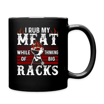 Grillen BBQ Grillmeister Barbecue Geschenk - Mug uni - noir - Droite