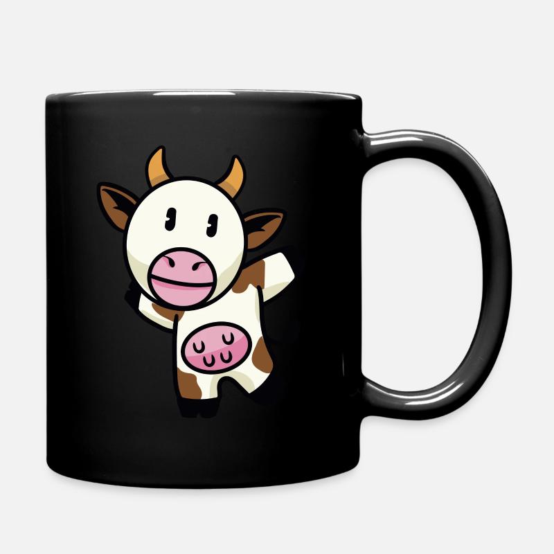 Vache - Mug uni - noir