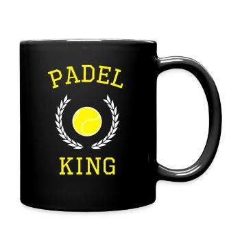 Padel King Padel racket Padel player Paddle - Full Colour Mug - black - Right