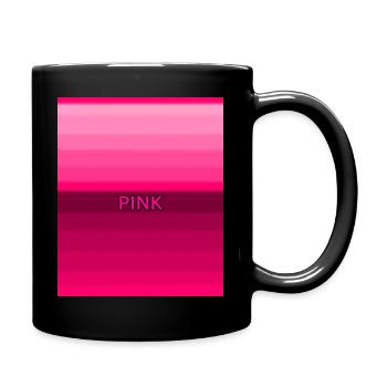 Pink - Full Colour Mug - black - Right