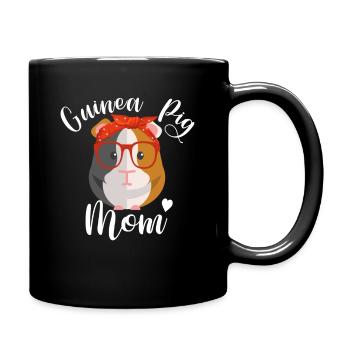 guina cochon maman cobayes guineapig guinea pig hamster - Mug uni - noir - Droite