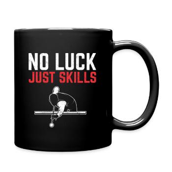 Billiard Dad Billiard Papa Spieler Vater Snooker - Tasse einfarbig - Schwarz - Rechts