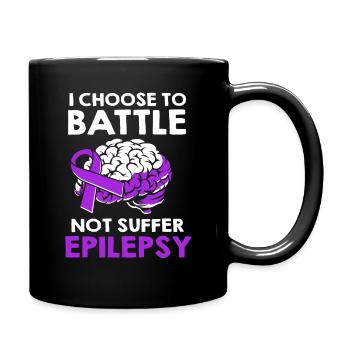 Épilepsie - Mug uni - noir - Droite
