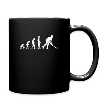 Hockey Evolution - Tasse einfarbig - Schwarz - Rechts