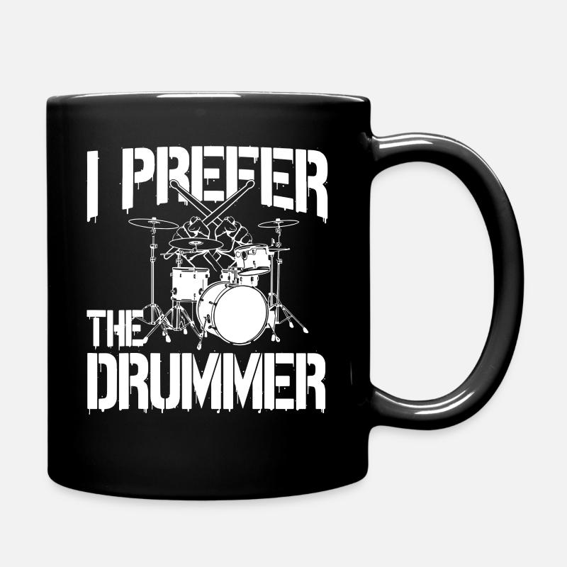 I Prefer The Drummer - Mug uni - noir