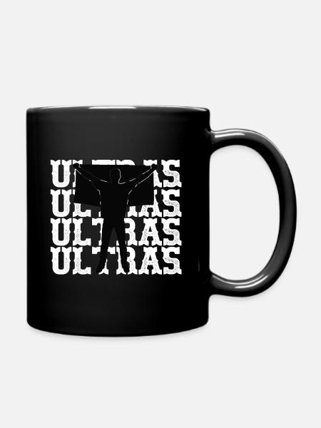 Soccer Fans Ultras Hools Sporty Team Goal Design - Mug uni - noir