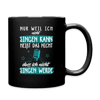 Karaoké Chanteur Chanteur Musique Chantant Microphone Bar - Mug uni - noir - Droite