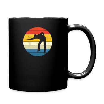 Pool and Snooker BilliardS Sports Gift - Full Colour Mug - black - Right