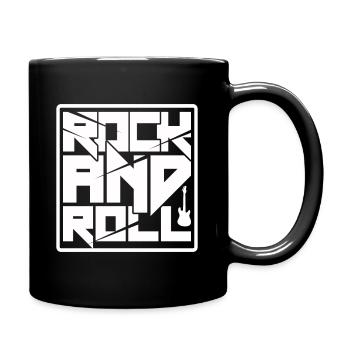 Rock and roll - Full Colour Mug - black - Right