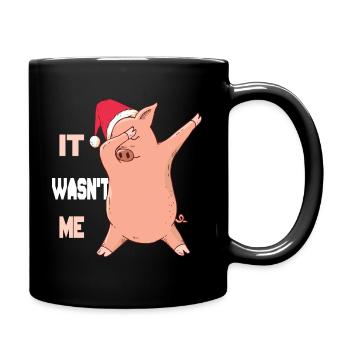 Piglet - It wasn't me - Full Colour Mug - black - Right