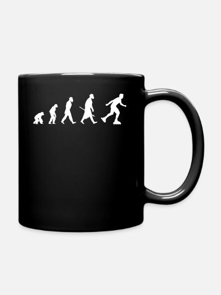 Evolution of roller blade - Mug uni - noir