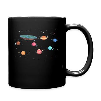 Flat Earth Society - Mug uni - noir - Droite