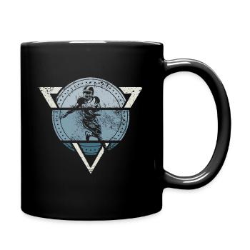 American Football Retro - Mug uni - noir - Droite