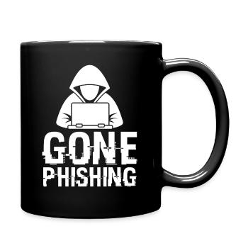 Pirates anonymes Gone Phishing - White-Hat Hackers - Mug uni - noir - Droite