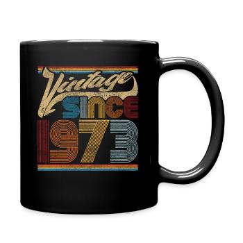 Vintage Since 1973 - Cadeau pour le 48e anniversaire - Mug uni - noir - Droite