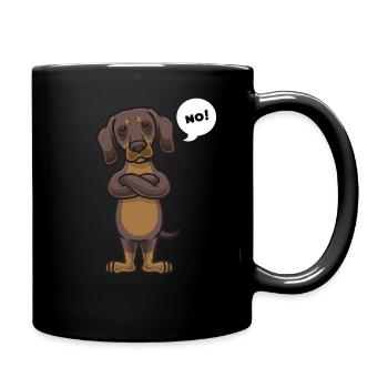 Sturer Dachshund Dog Teckel Gift - Full Colour Mug - black - Right