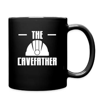 Le T-shirt cavefather spéléologue - Mug uni - noir - Droite