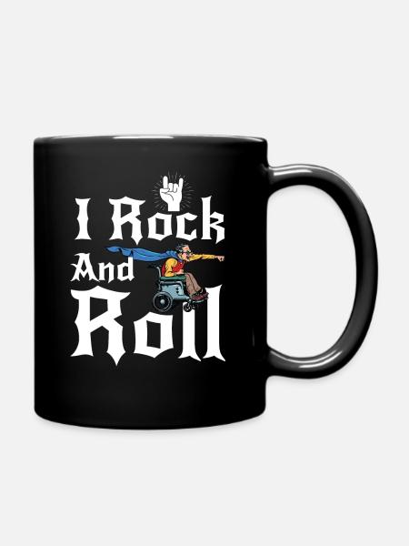 Fauteuil roulant Rock and Roll - Mug uni - noir