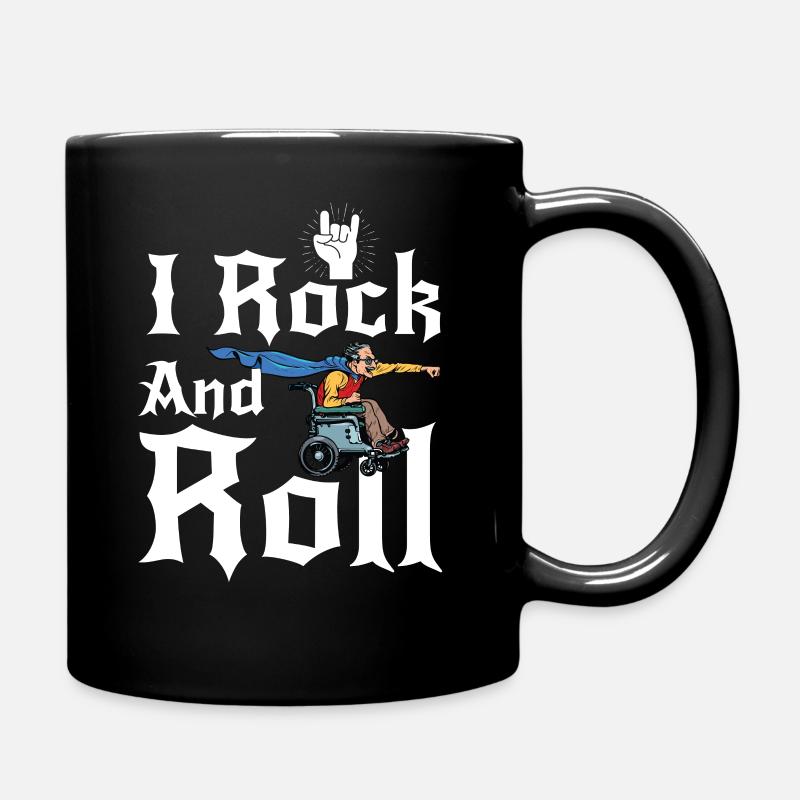 Fauteuil roulant Rock and Roll - Mug uni - noir