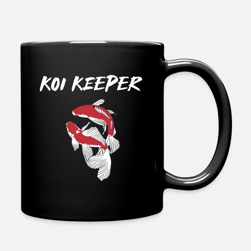 Koi Karpfen Koi Keeper Koi Fish - Tasse einfarbig - Schwarz