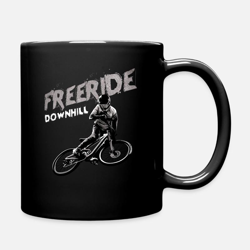 Freeride Downhill VTT cadeau - Mug uni - noir