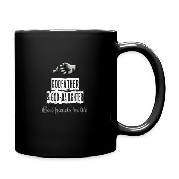 Godfather & Goddaughter Best Friends - Full Colour Mug - black - Right