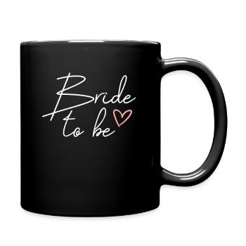 Bride To Be Mariée T-shirt cadeau JGA - Mug uni - noir - Droite