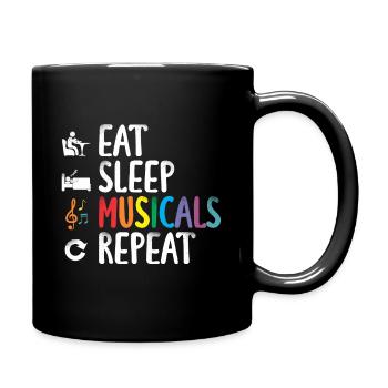 Théâtre musical De Broadway Théâtre Théâtre Art Scène - Mug uni - noir - Droite