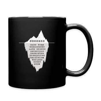 Success Motivation Entrepreneur Gift - Full Colour Mug - black - Right