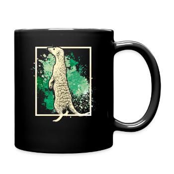 Suricate - Mug uni - noir - Droite