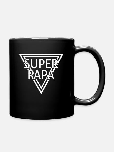 superpapa - Mug uni - noir